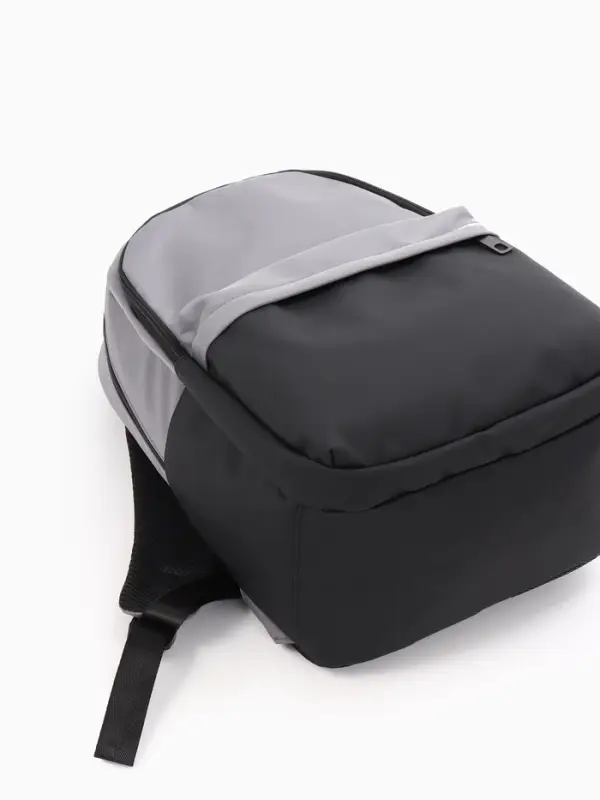 Рюкзак городской, 2 отделения, 3 кармана, водонепроницаемое дно, 27&times;14&times;39 см, серый