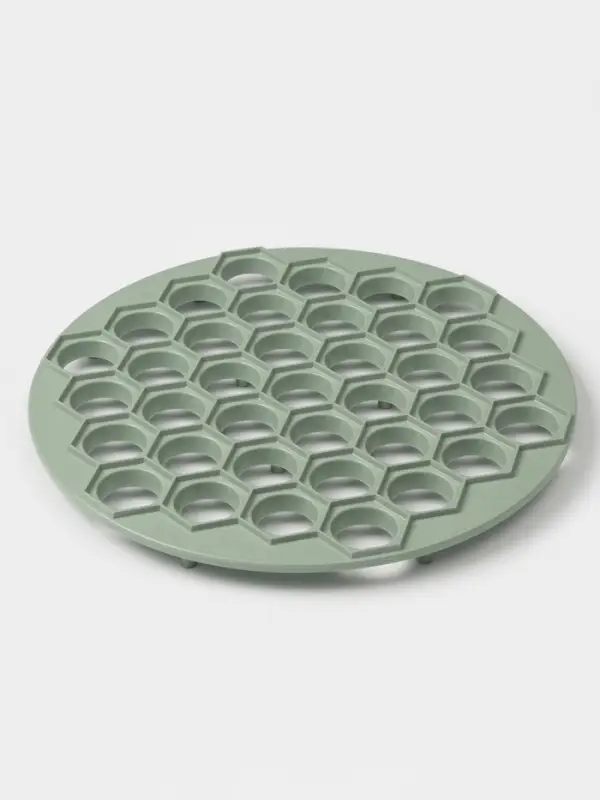 Форма для лепки пельменей phibo &laquo;Пельменница&raquo;, 37 ячеек, d=24.5 см, пластик, МИКС