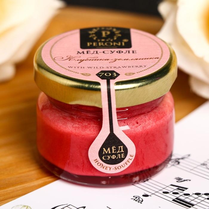 Мёд - cуфле Peroni, «Клубника-земляника», 30 г Мёд - cуфле Peroni, «Клубника-земляника», 30 г