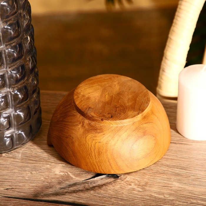 Миска 15х15х7 см, тиковое дерево Миска 15х15х7 см, тиковое дерево