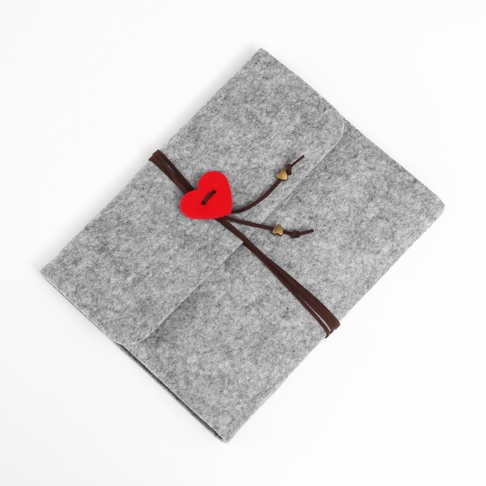 Фотоальбом войлок 30 листов Фотоальбом войлок 30 листов "Сердечко" 24,5х20 см