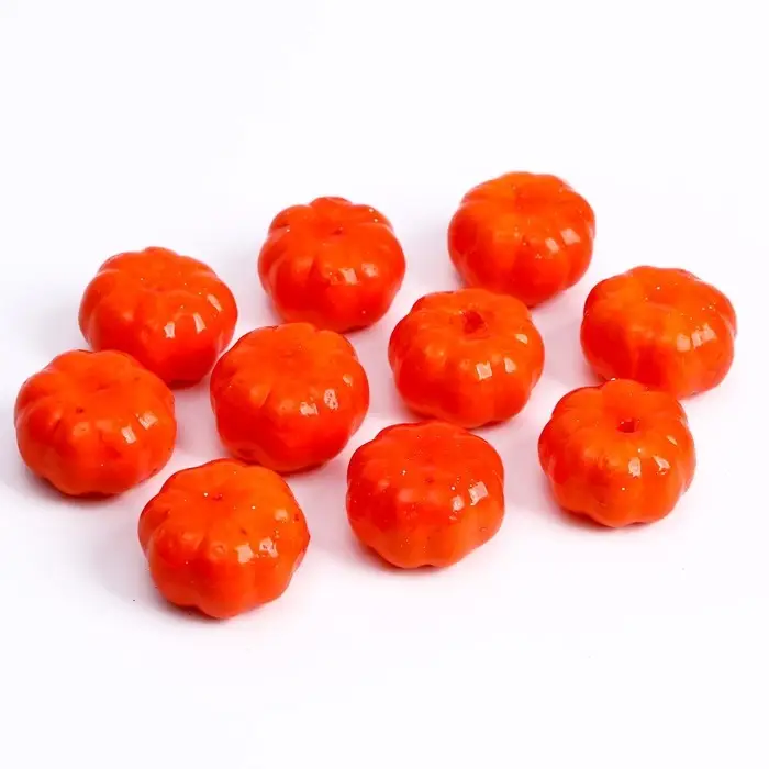 Основа для творчества и декора &laquo;Тыква&raquo;, набор 10 шт., размер 1 шт. &mdash; 3.4&times;3.4&times;2 см