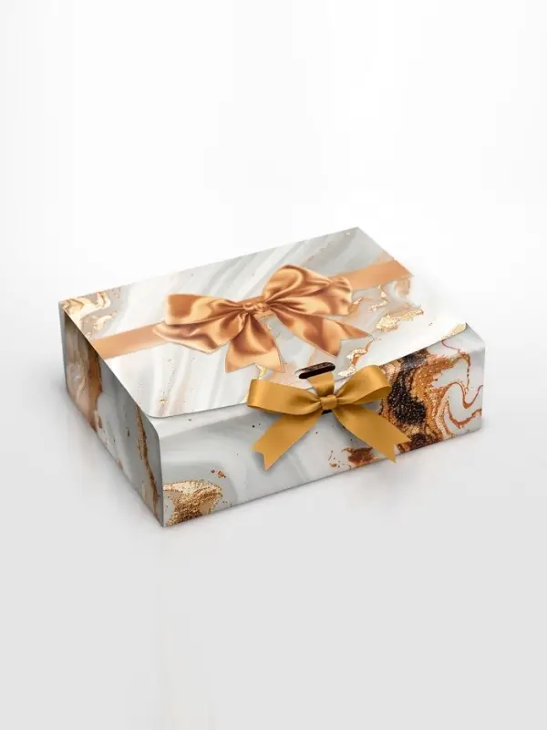 Коробка складная «Золотой бант», 16,5 х 12 х 5 см Коробка складная «Золотой бант», 16,5 х 12 х 5 см