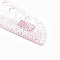 Лекало портновское метрическое &laquo;Сапог&raquo;, 45&times;13 см, s=0.5 мм, прозрачное