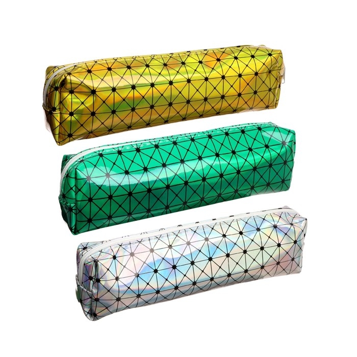 Пенал школьный на молнии Пенал школьный на молнии "Паутинка", голография, МИКС