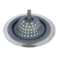 Сито-фильтр для раковины тм VETTA, 3,5х11,7(6,5)см, силикон, нерж. сталь