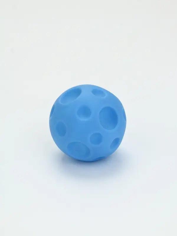 Игрушка пищащая Игрушка пищащая "Мячик" для собак, 6,5 см, голубая