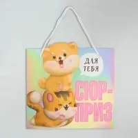 Пакет подарочный, упаковка, &laquo;Сюрприз&raquo;, 25&times;26&times;10 см