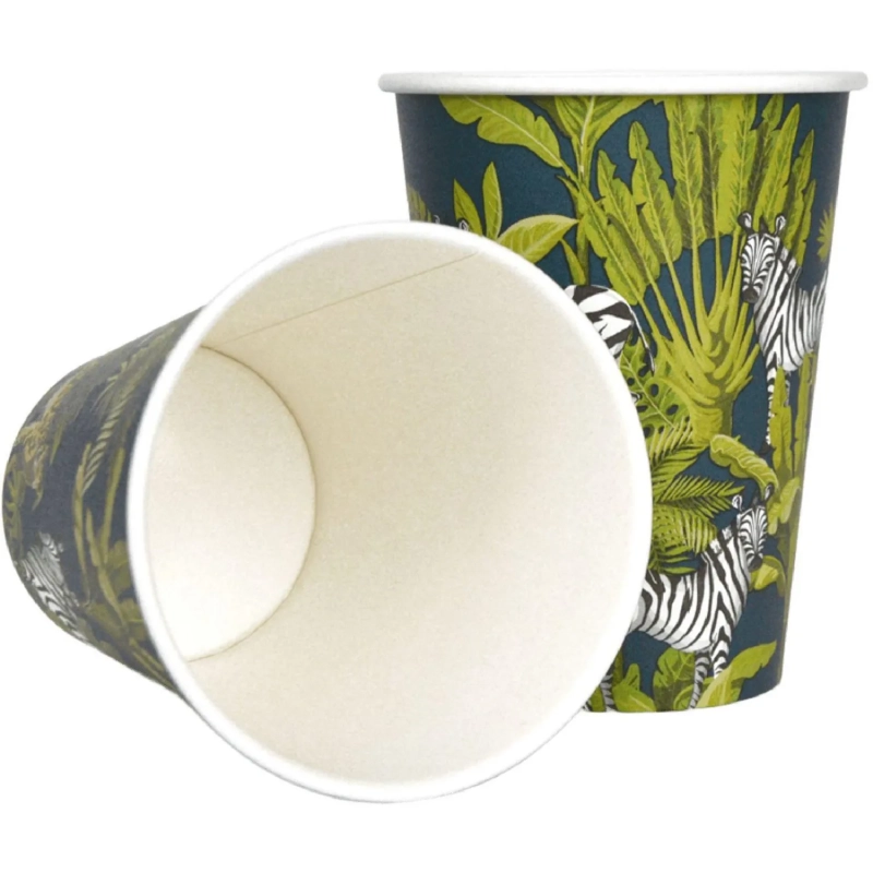 Стакан одноразовый бум односл. 350мл d-90мм Animals (MIX 2 дизайна) 50шт/уп