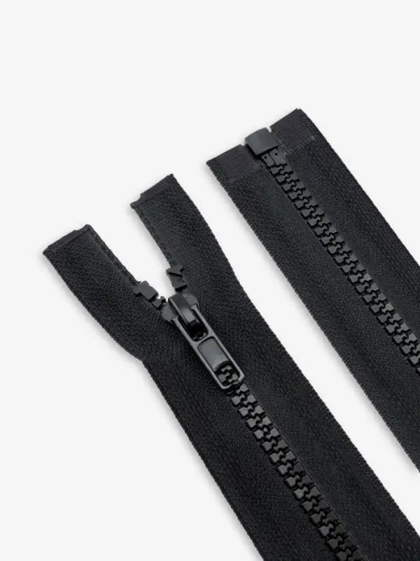 Молния &laquo;Трактор&raquo;, №5, разъёмная, замок автомат, 90 см, чёрная