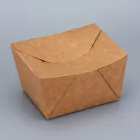 Контейнер одноразовый, коробка пищевая, для лапши, 600 мл, 11&times;9&times;7.3 см