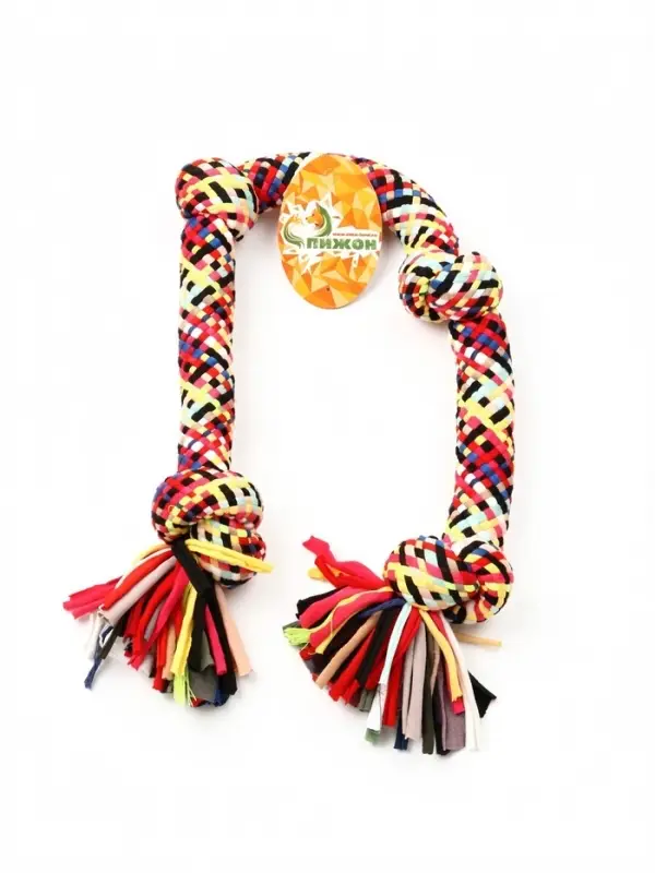 Игрушка для больших собак канатная &laquo;4 узла&raquo;, до 70 см, до 300 г