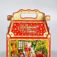 Подарочная новогодняя коробка &laquo;Атмосфера&raquo;, для сладких подарков, 20&times;12&times;19 см