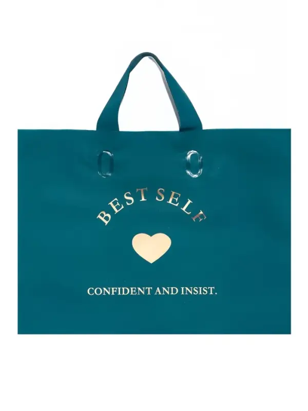 Пакет с петлевой ручкой синий 34 х 25 х 8 см  80 мкм Пакет с петлевой ручкой синий 34 х 25 х 8 см  80 мкм