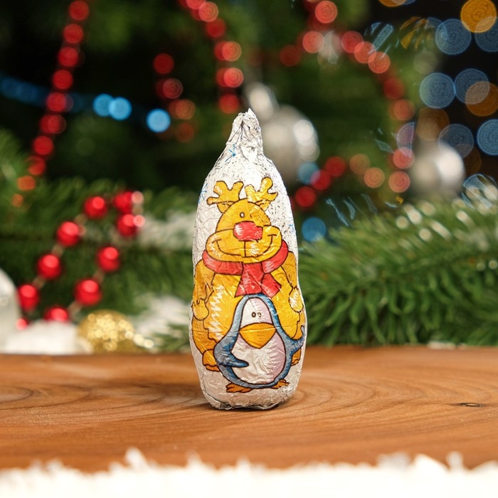 Шоколад молочный фигурный Шоколад молочный фигурный "Новогодние игрушки", 100 г