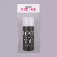 Флакон с помпой Love what you do, 150 мл, чёрный, белый