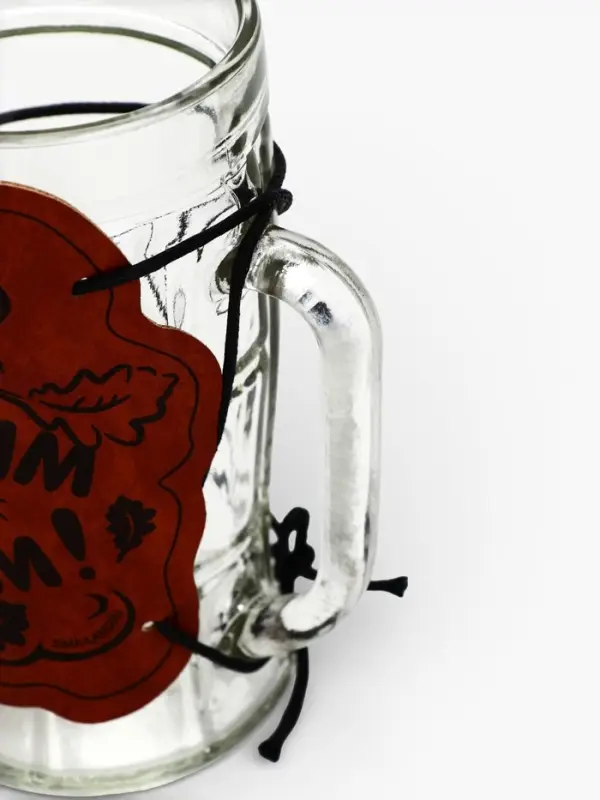 Кружка стеклянная пивная &laquo;С легким паром&raquo;, 500 мл