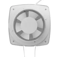 Вентилятор вытяжной ZEIN LOF-05, d=110 мм, 220 В, 20 Вт, с жалюзи, провод