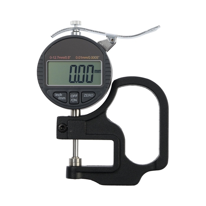 Толщиномер электронный ТУНДРА, металлический, диапазон 0-12.7 мм, точность 0.01 мм Толщиномер электронный ТУНДРА, металлический, диапазон 0-12.7 мм, точность 0.01 мм