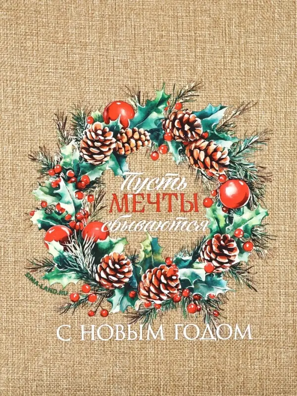 Мешок с термонаклейкой &laquo;Пусть мечты сбываются в Новом году&raquo;, 30&times;40 см