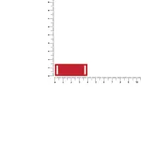 Лейбл из ПВХ Kova, красный