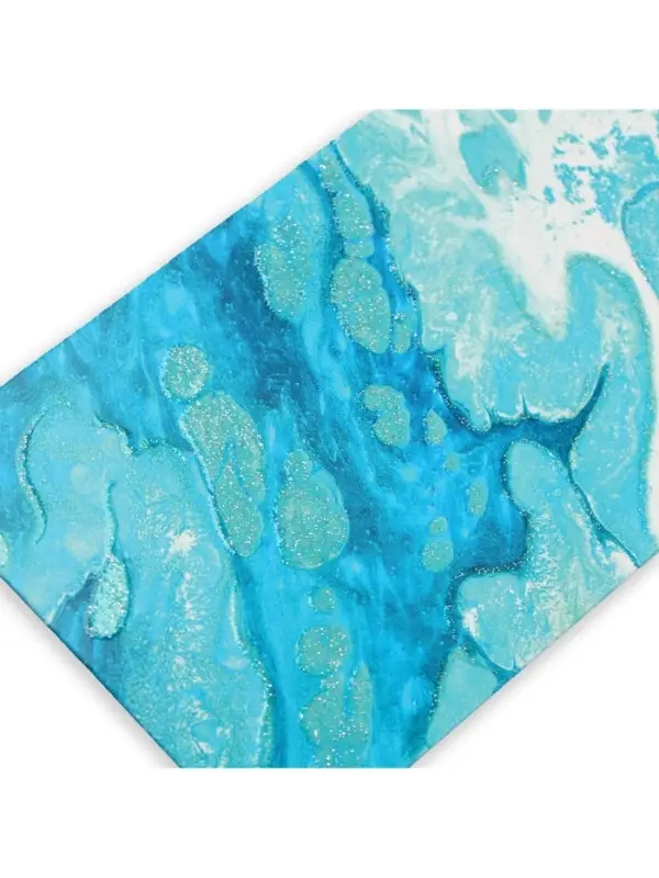 Конверт для денег «Море», глиттер, 16.5 х 8 см