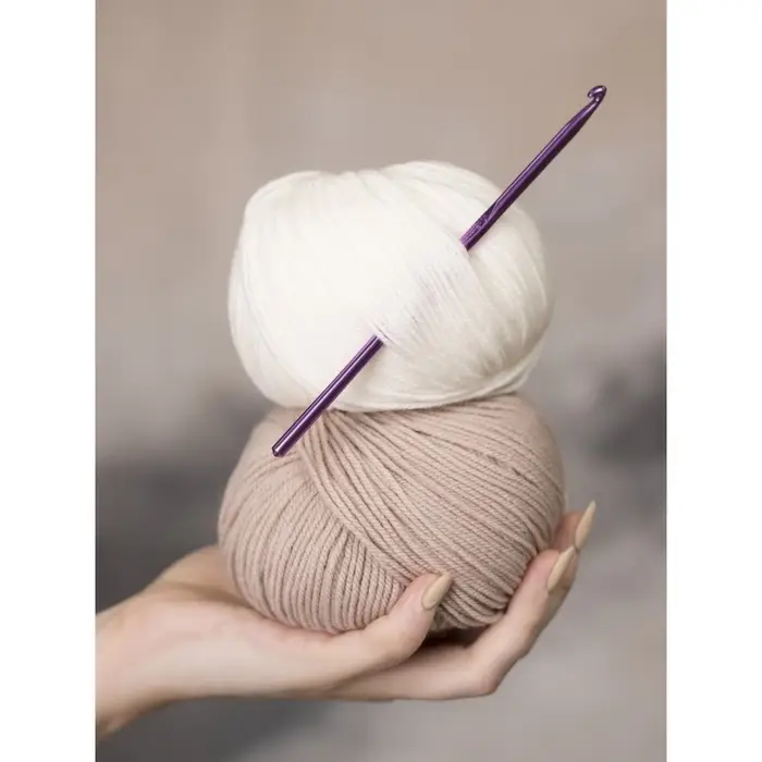 Крючок для вязания, d=3.5 мм, 15 см, МИКС