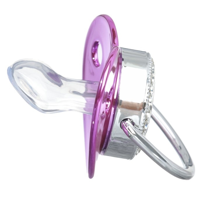 Соска - пустышка силиконовая ортодонтическая «BABY», от 6 мес., с колпачком + держатель - цепочка, цвет розовый/серебло, стразы Соска - пустышка силиконовая ортодонтическая «BABY», от 6 мес., с колпачком + держатель - цепочка, цвет розовый/серебло, стразы