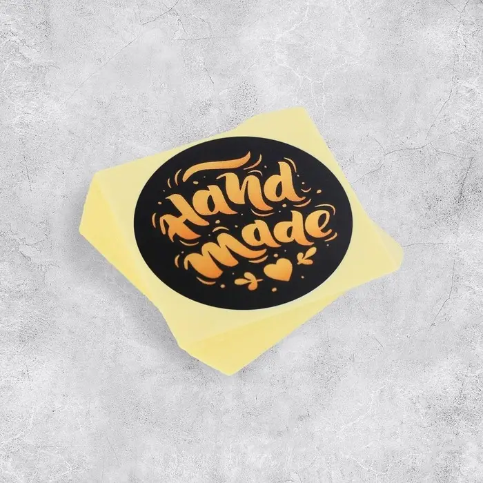 Наклейки для бизнеса Hand made, 50 шт, 4 х 4 см