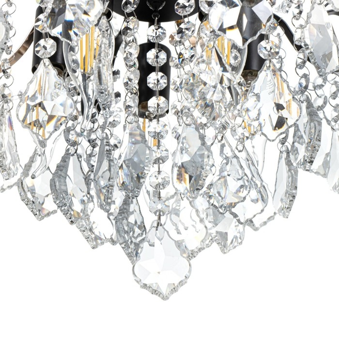 Люстра Люстра "Далила" 5хЕ14 40Вт черный золото 40х40х39см BayerLux