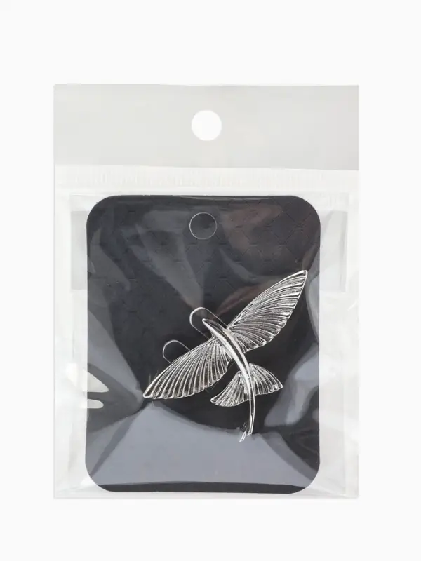 Брошь &laquo;Летучая рыба&raquo;, цвет серебро