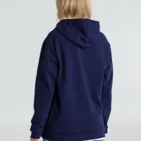 Толстовка с капюшоном унисекс Hoodie, темно-синяя, размер XS