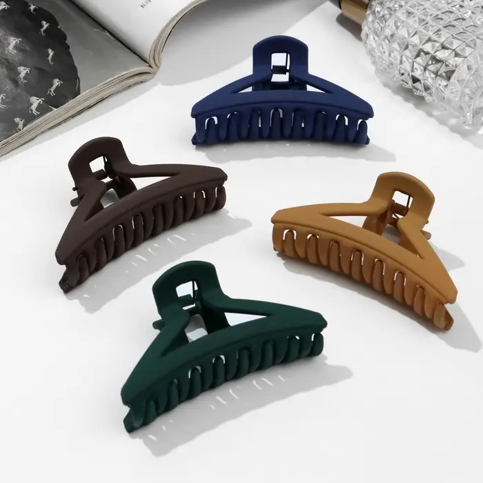 Краб для волос Краб для волос "Матовый" углы, 7,5 см, микс