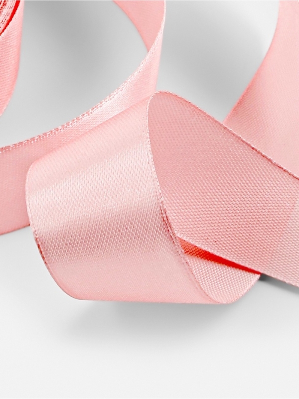 Лента атласная, 25 мм × 23±1 м, розовая Лента атласная, 25 мм × 23±1 м, розовая