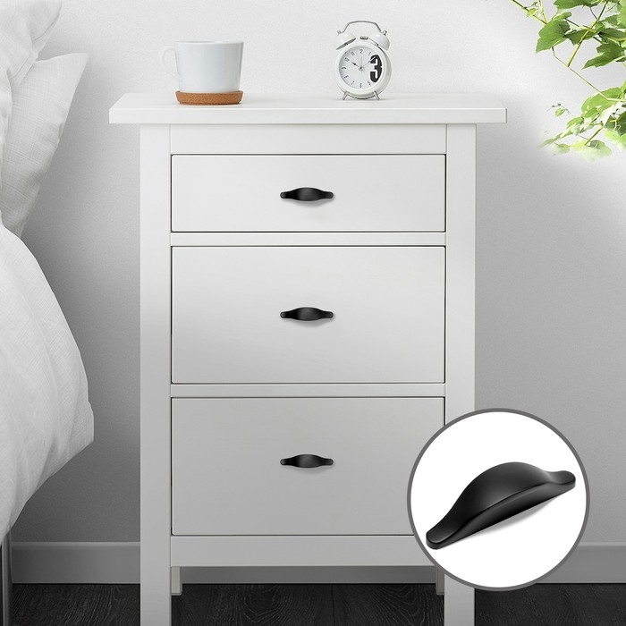 Ручка-скоба CAPPIO RSC028, м/о 32 мм, цвет черный Ручка-скоба CAPPIO RSC028, м/о 32 мм, цвет черный