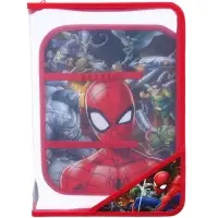 Папка пластиковая, 1 отделение, на молнии, &laquo;Супергерой&raquo;