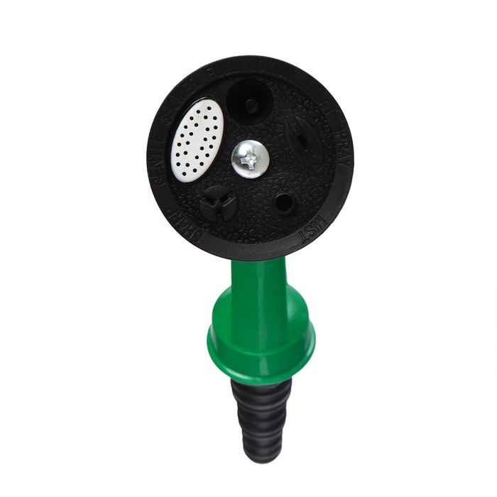 Пистолет для полива, 5 режимов, под шланги 1/2" (12 мм), 3/4" (19 мм), 1" (25 мм), пластик, Greengo