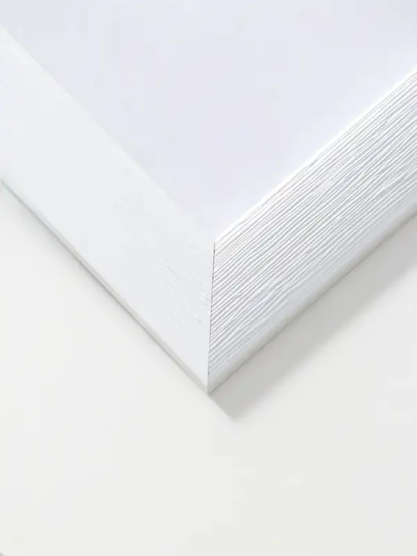 Фоторамка для фото 50х70 см "Luxe Elegance" пластик, белый, (пластик экран)