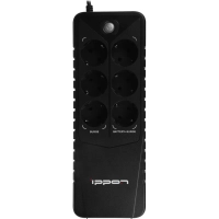 ИБП Ippon Back Verso 600 300Вт/600ВА EURO(4+2) черный