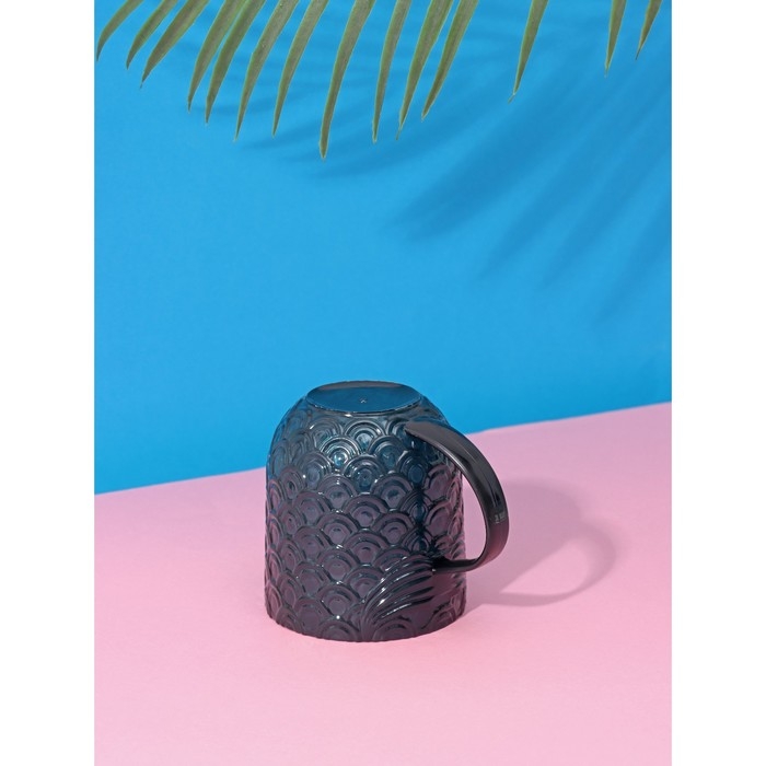 Кружка пластиковая Доляна «Игра воображения», 550 мл, цвет изумрудный