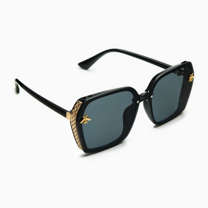 Очки солнцезащитные Очки солнцезащитные "OneSun", uv 400, дужка 13.5 см, ширина 14 см, линза 5.1 х 6.4 см