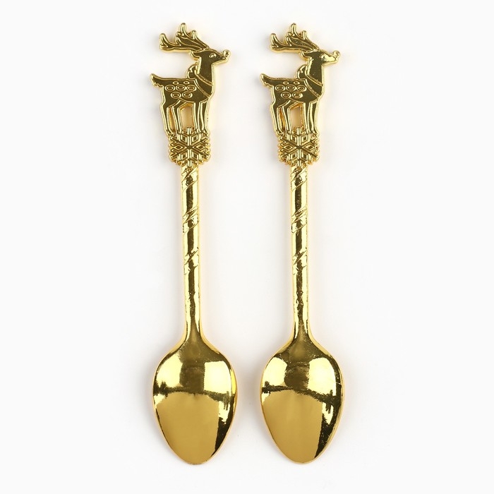 Ложки новогодние чайные с формовой ручкой «Новый год: Волшебство вокруг нас«Новый год: , 11 х 3 см Ложки новогодние чайные с формовой ручкой «Новый год: Волшебство вокруг нас«Новый год: , 11 х 3 см