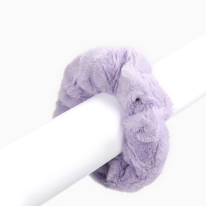Резинка для волос фиолетовая, пушистая, 11 см, Минни Маус Резинка для волос фиолетовая, пушистая, 11 см, Минни Маус