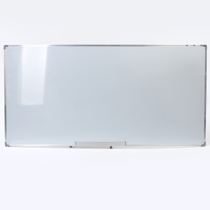 Доска магнитная односторонняя, с полочкой под маркер, оборот металл