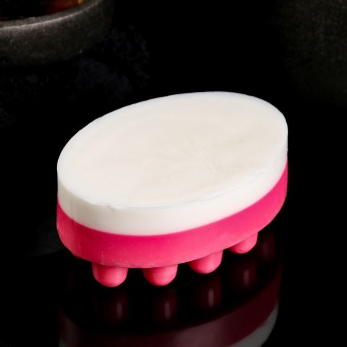 Массажное мыло Массажное мыло "Клубнично-сливочный скраб" 85гр