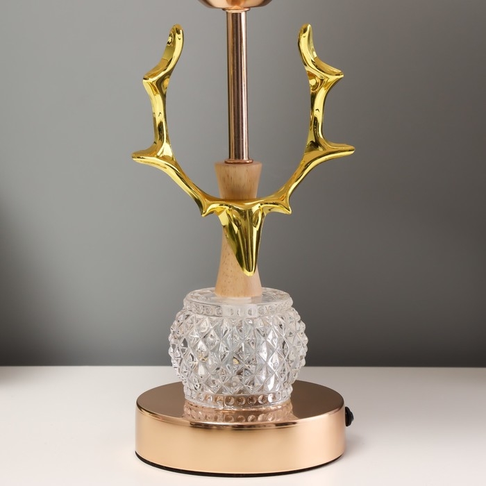 Настольная лампа Настольная лампа "Сканди" Е27 40Вт золото 23х23х41 см