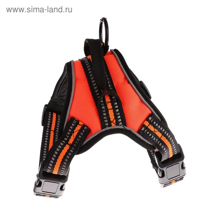 Шлейка улучшенная К7 мягкая светоотражающая, размер S, ОГ 44-55 см, вес 5-9 кг, оранжевая Шлейка улучшенная К7 мягкая светоотражающая, размер S, ОГ 44-55 см, вес 5-9 кг, оранжевая