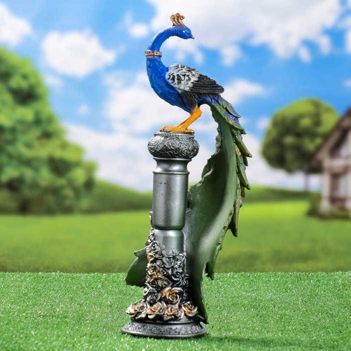 Садовая фигура  Садовая фигура "Павлин" 42х13х11см