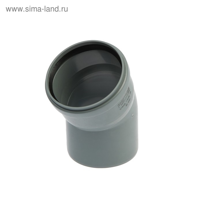 Отвод канализационный FLEXTRON, внутренний, 110 мм, 30° Отвод канализационный FLEXTRON, внутренний, 110 мм, 30°