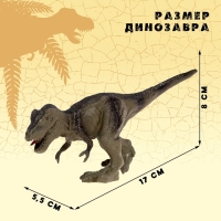 Квадроцикл «Дино», инерционный, 1:16, с динозавром, световые и звуковые эффекты